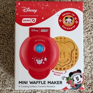 Disney Red Mini Waffle Maker